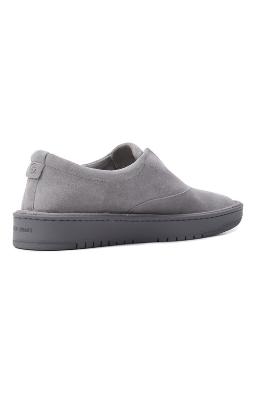 Замшевые кеды Giorgio Armani GM002038/AF24776 Серый  GM002038/AF24776 Фото 5