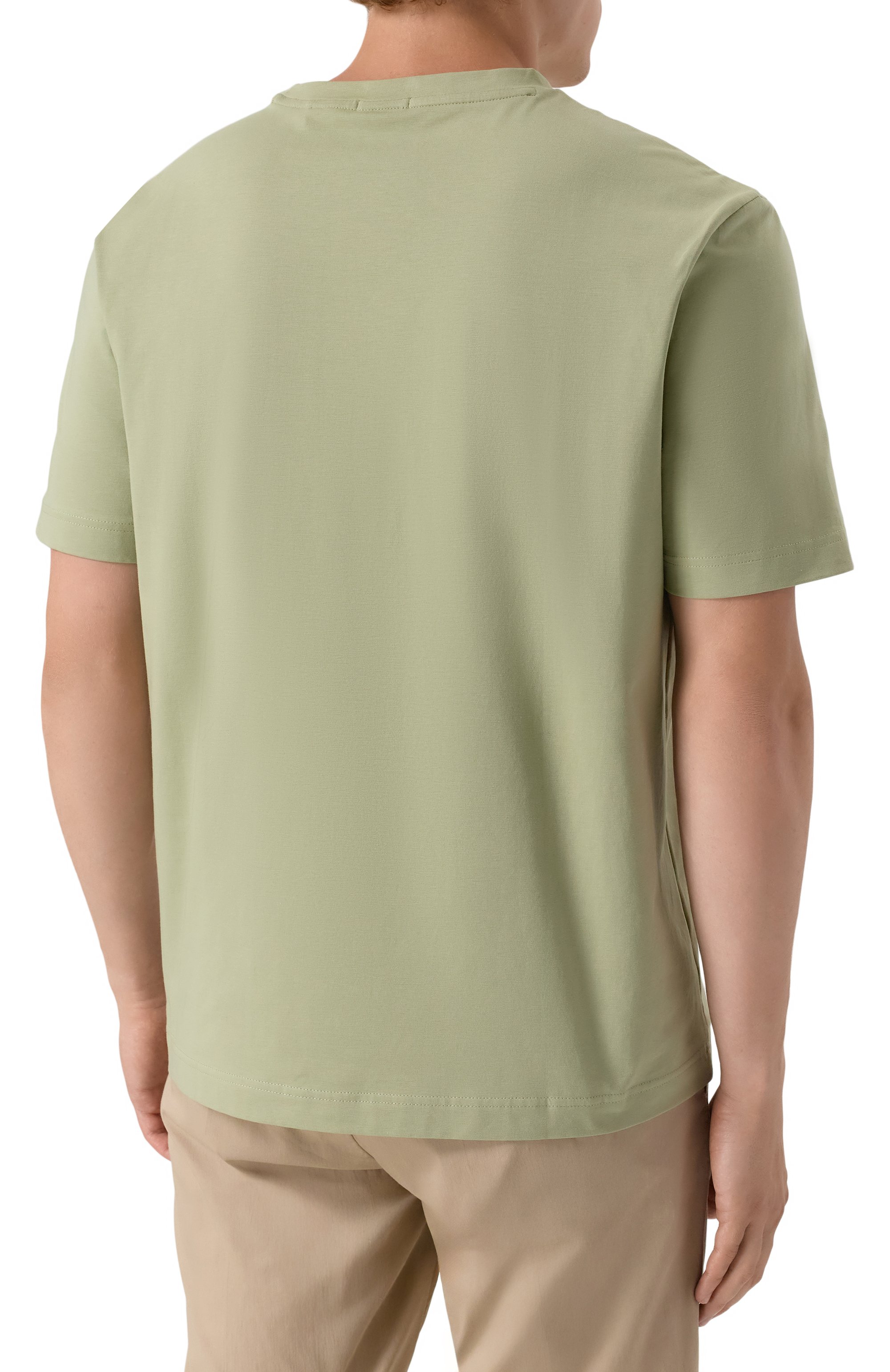 Хлопковая футболка BOSS ORANGE, арт. 50473278, фото 4