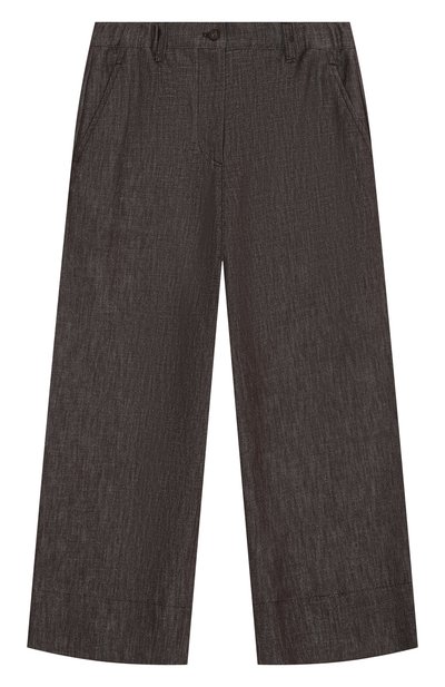 Брюки из хлопка и вискозы BRUNELLO CUCINELLI, арт. BB148P651B