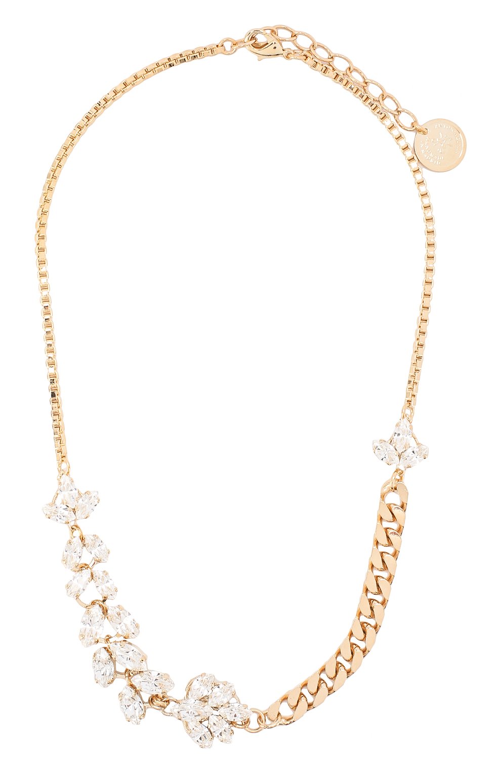 Колье с отделкой кристаллами swarovski ANTON HEUNIS белого цвета по цене 14050 руб., арт. SPC1.14, фото 1 Колье с отделкой кристаллами swarovski ANTON HEUNIS, арт. SPC1.14, фото 1