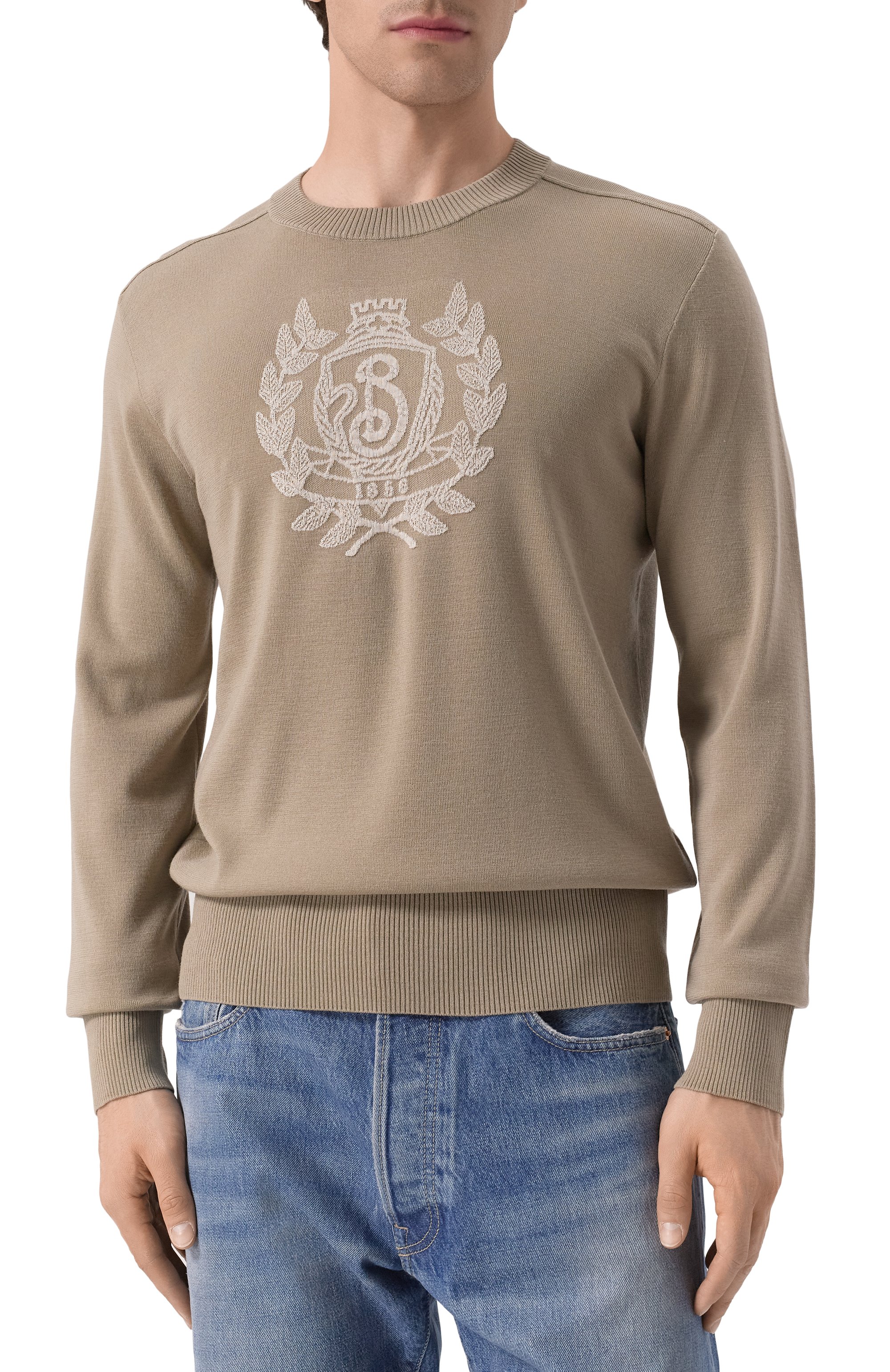 Шерстяной джемпер BURBERRY, арт. 8106618, фото 3