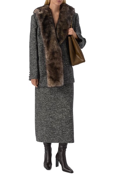 Женская шерстяная юбка VALENTINO, арт. 9B0RAFK4/AGT
