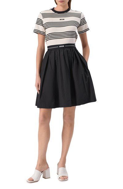 Хлопковая юбка MSGM, арт. 3841MDD22/257100, фото 2