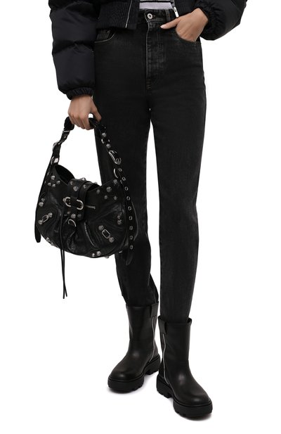 Кожаные полусапоги MIU MIU, арт. 5U613D-3AQP-F0002-045, фото 3