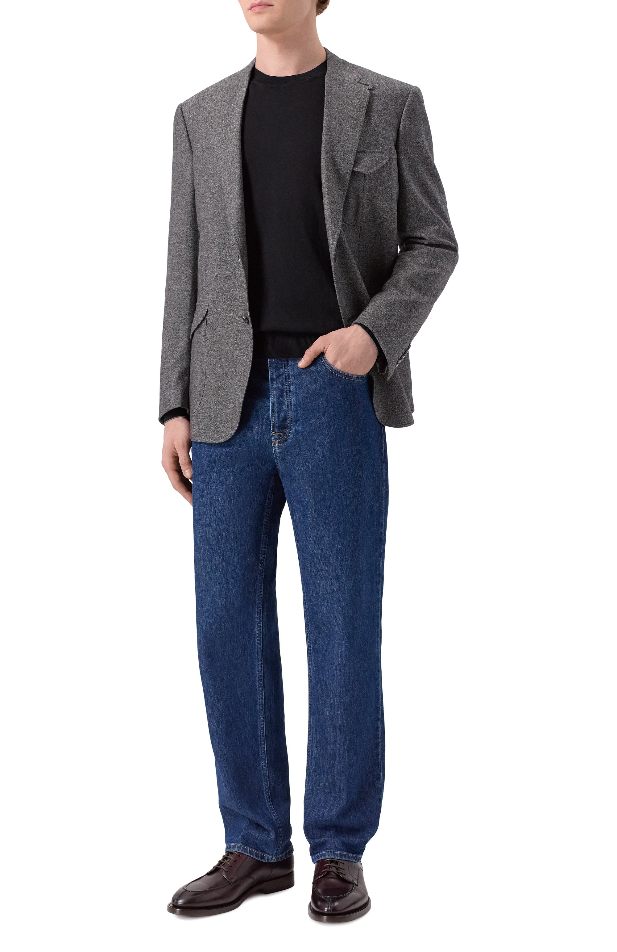 Шерстяной пиджак STEFANO RICCI, арт. S1RF432SH3/W0002I, фото 3