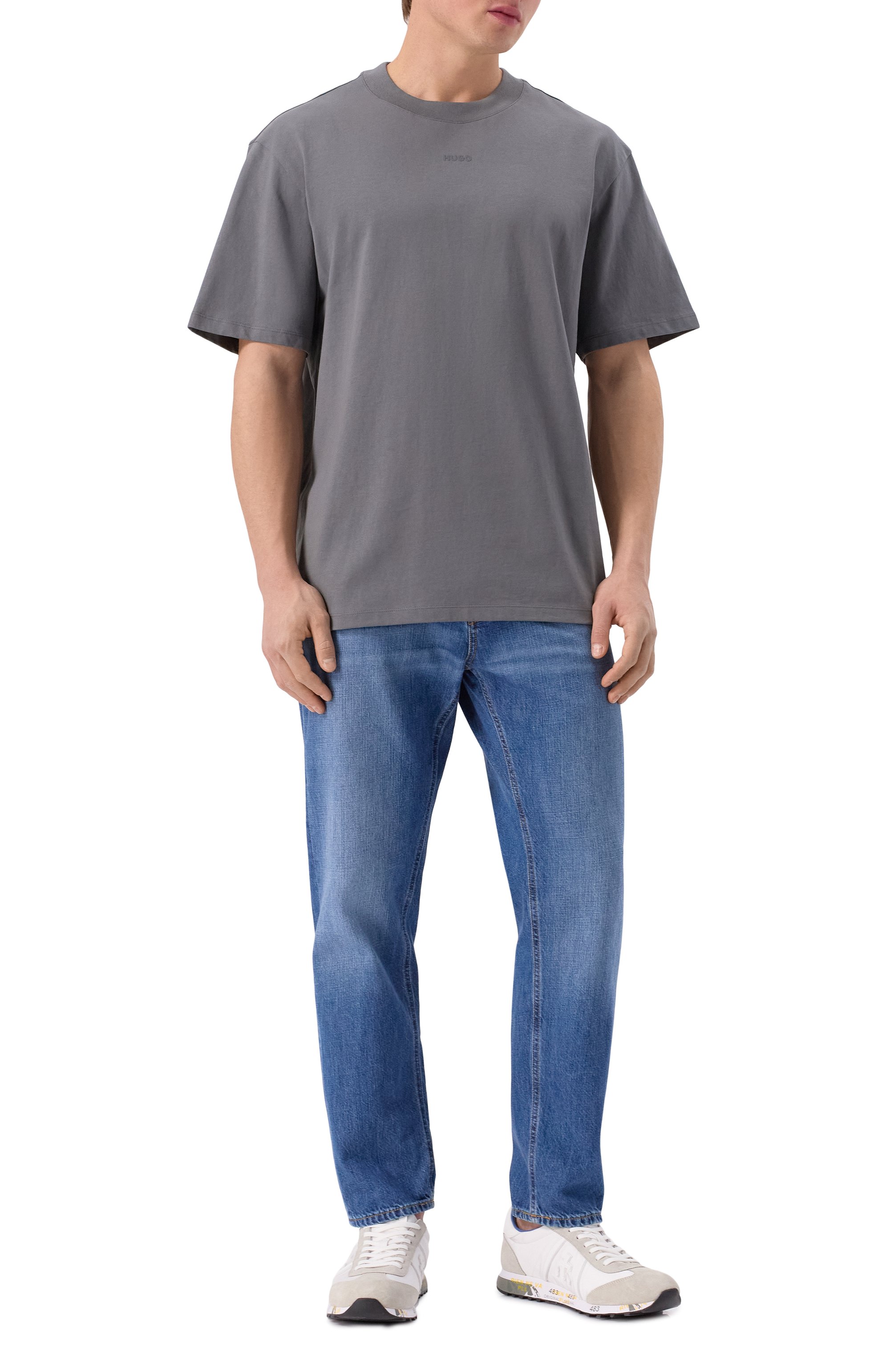 Хлопковая футболка HUGO, арт. 50488330, фото 2