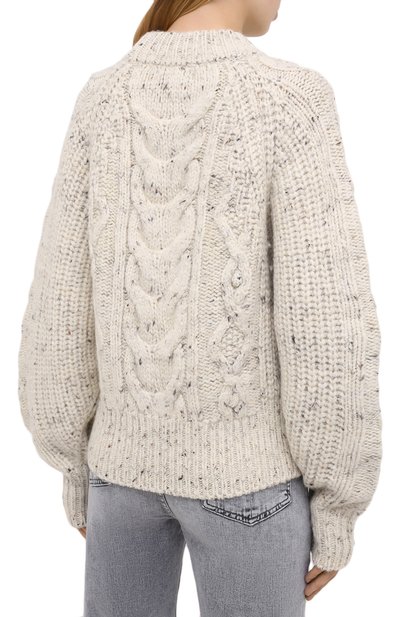 Шерстяной свитер ISABEL MARANT, арт. PU1481-20H007I/FL0VER, фото 4