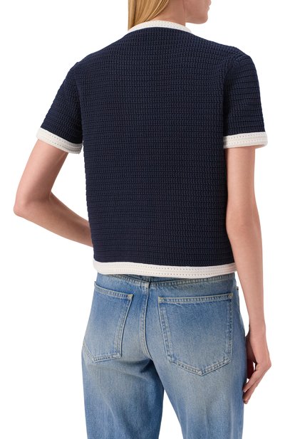 Хлопковый кардиган GUCCI, арт. 819373/XKE0T, фото 4