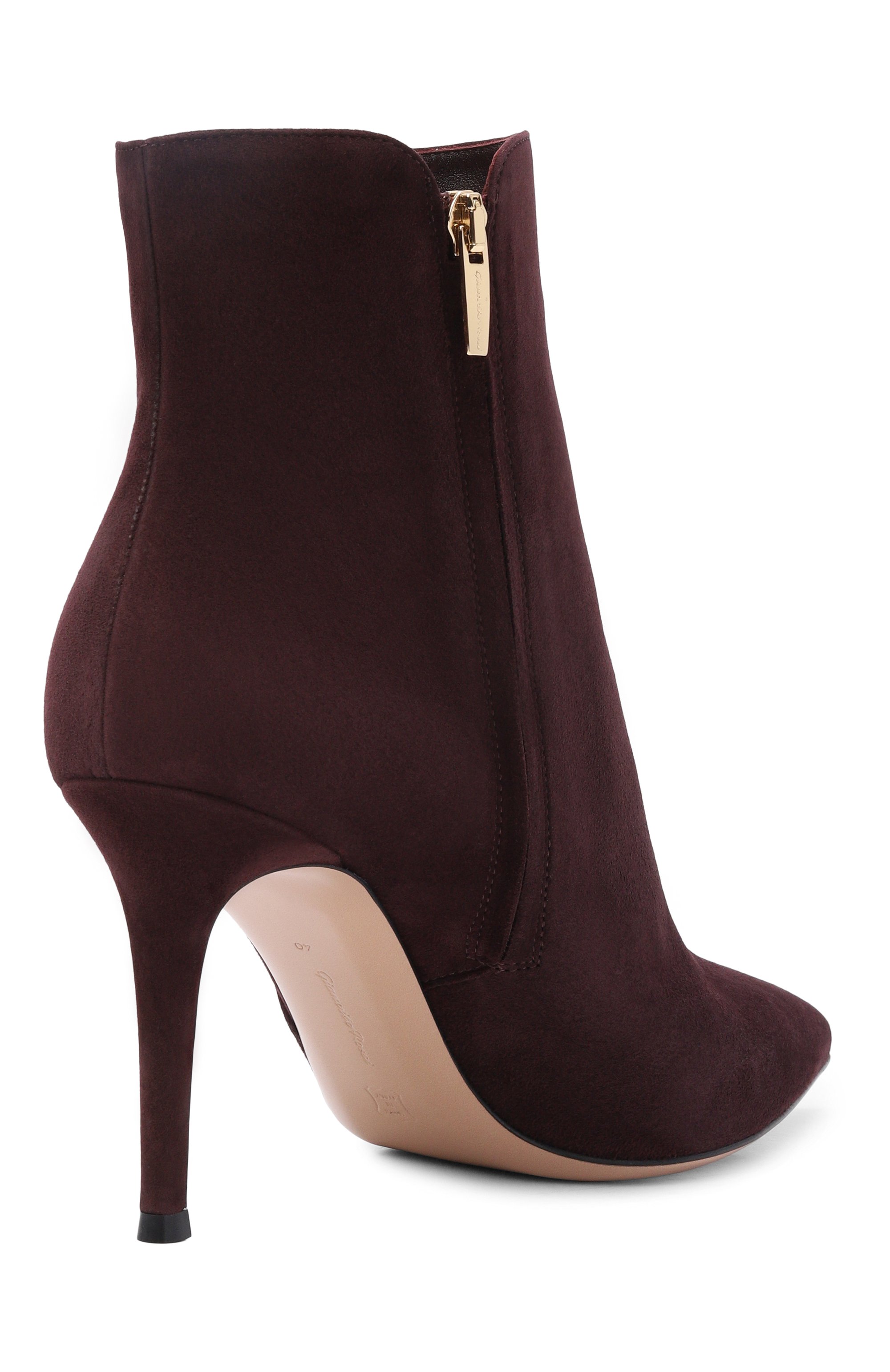 Замшевые ботильоны levy 85 GIANVITO ROSSI, арт. G70321.85RIC.CASB0UR, фото 5