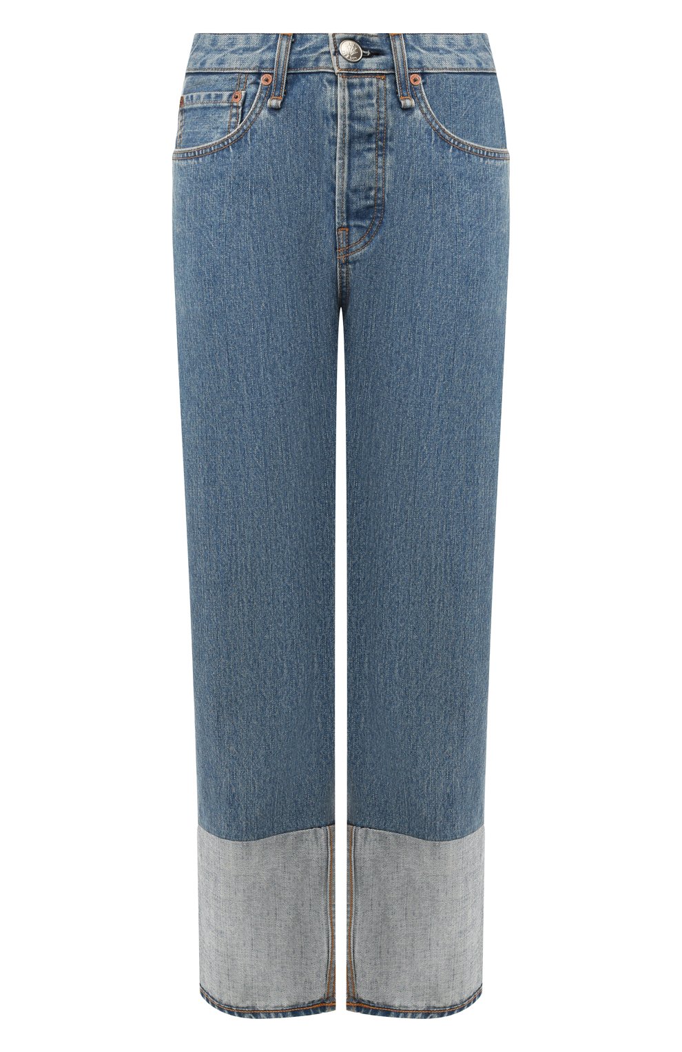 Джинсы RAG AND BONE синего цвета по цене 27950 руб., арт. WDD19F2645S6DR, фото 1 Джинсы RAG AND BONE, арт. WDD19F2645S6DR, фото 1