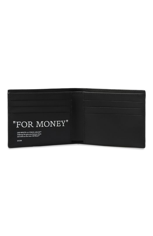 Кожаное портмоне Off-White 0MNC074C99LEA001 Чёрный  0MNC074C99LEA001 Фото 3
