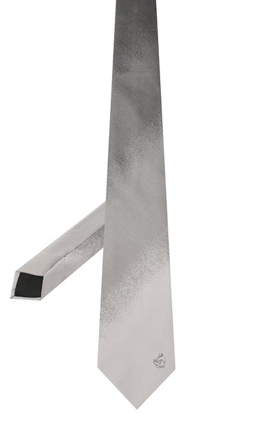 Шелковый галстук LANVIN серого цвета по цене 11350 руб., арт. 3023/TIE, фото 2 Шелковый галстук LANVIN, арт. 3023/TIE, фото 2