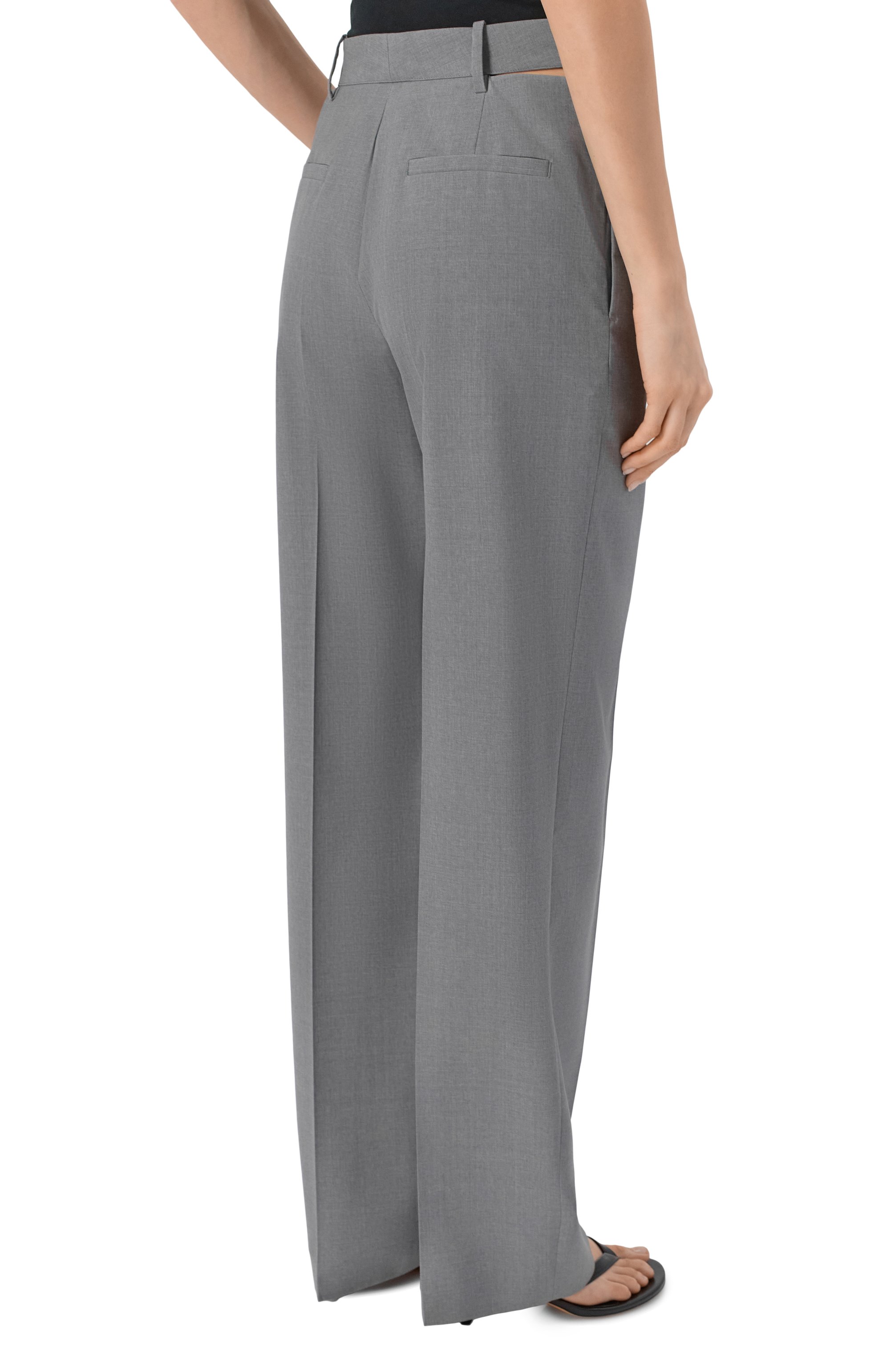 Шерстяные брюки JIL SANDER, арт. J03KA0342/J40249, фото 4