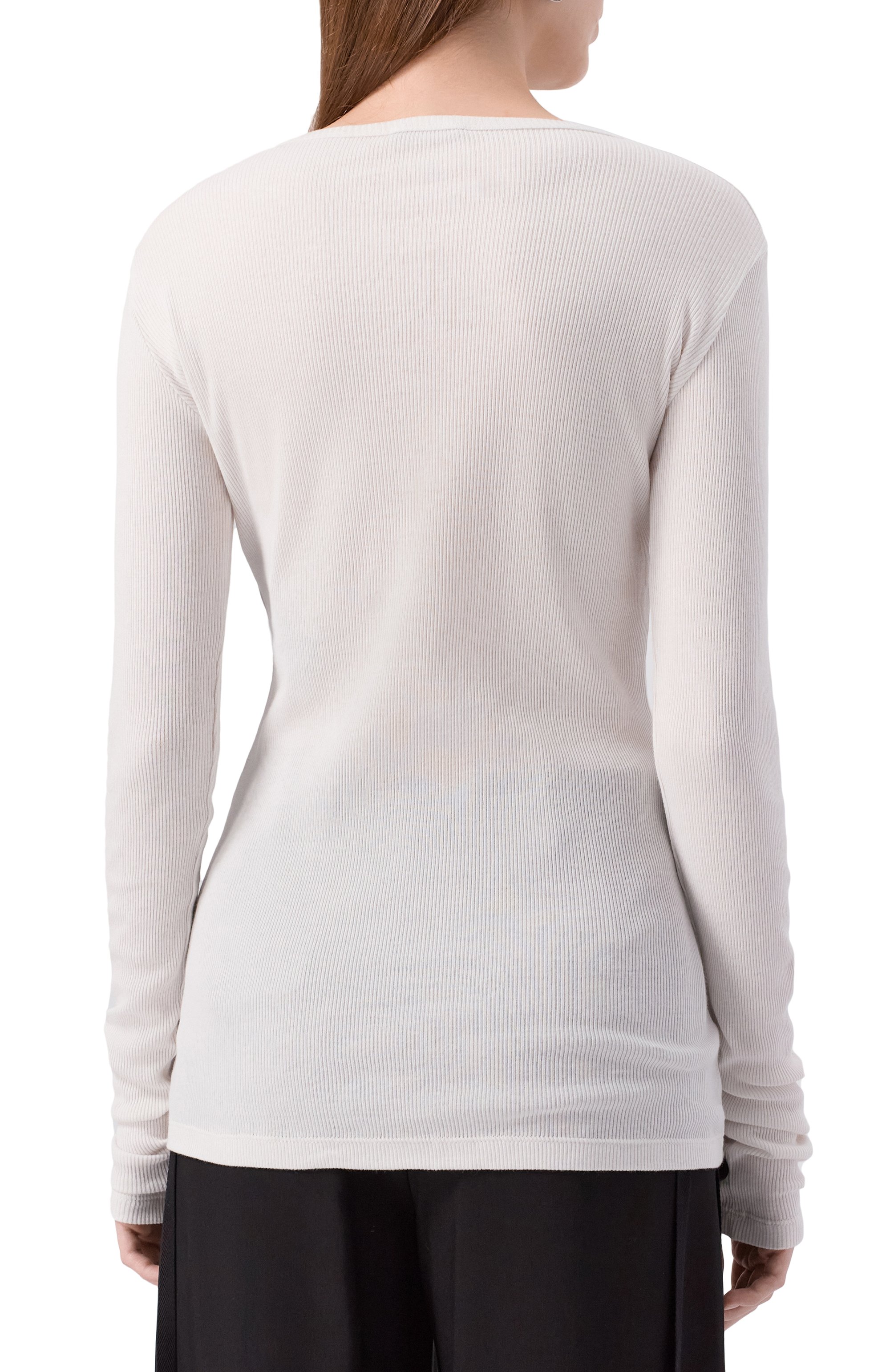 Хлопковый лонгслив ANN DEMEULEMEESTER, арт. B0011488/FA659, фото 4