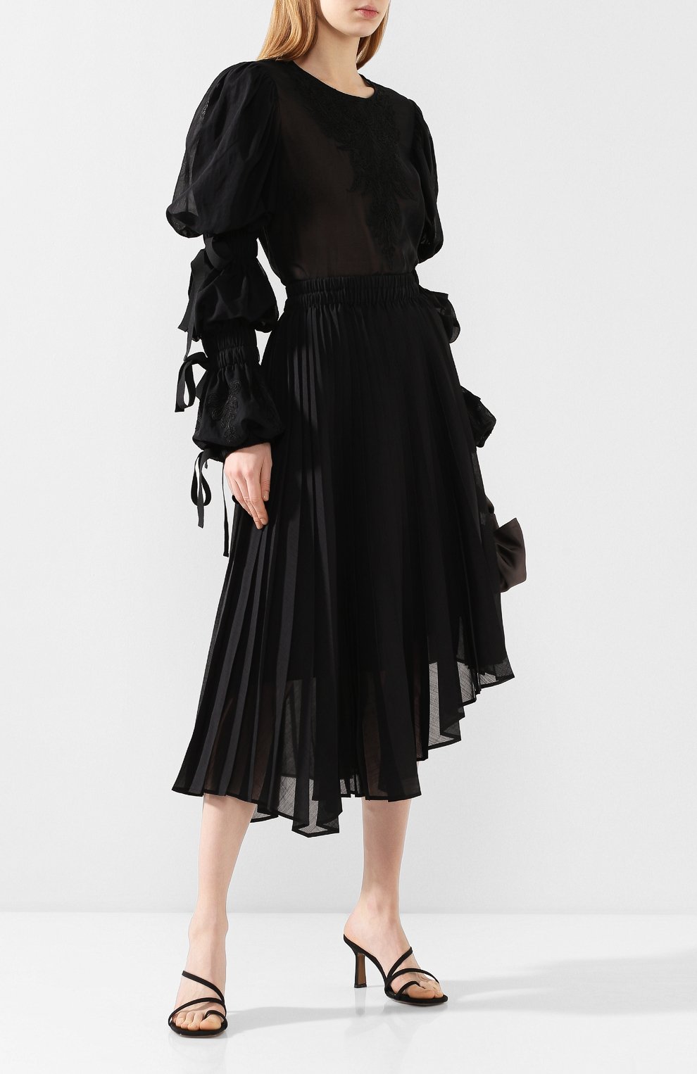 Хлопковая блузка DRIES VAN NOTEN, арт. 201-38607-9108, фото 2