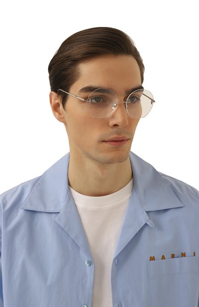 Оправа TOM FORD серебряного цвета по цене 38400 руб., арт. TF5809 /016, фото 3 Оправа TOM FORD, арт. TF5809 /016, фото 3