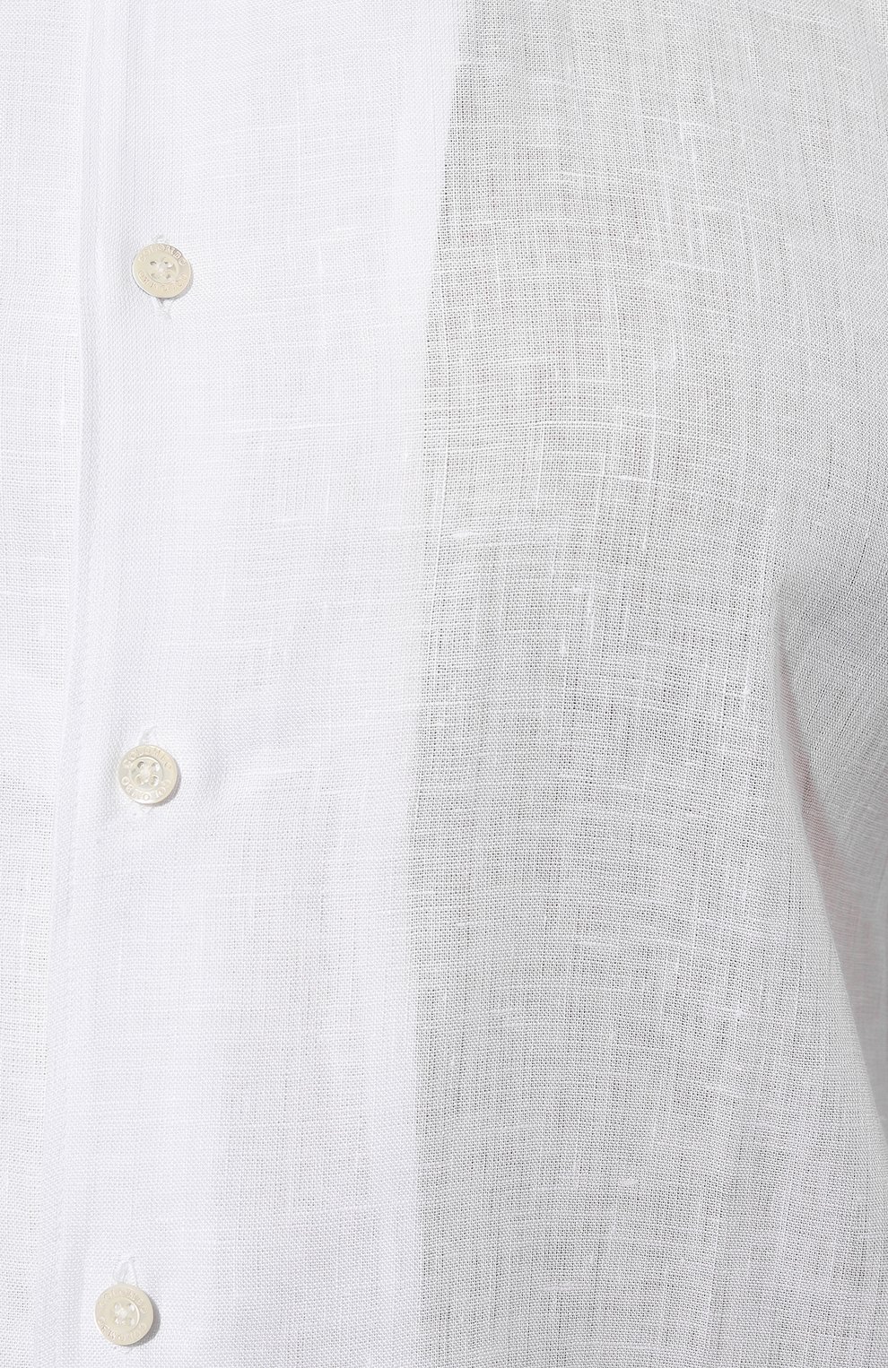 Льняная рубашка COLOMBO белого цвета по цене 65700 руб., арт. CM00375, фото 5 Льняная рубашка COLOMBO, арт. CM00375, фото 5