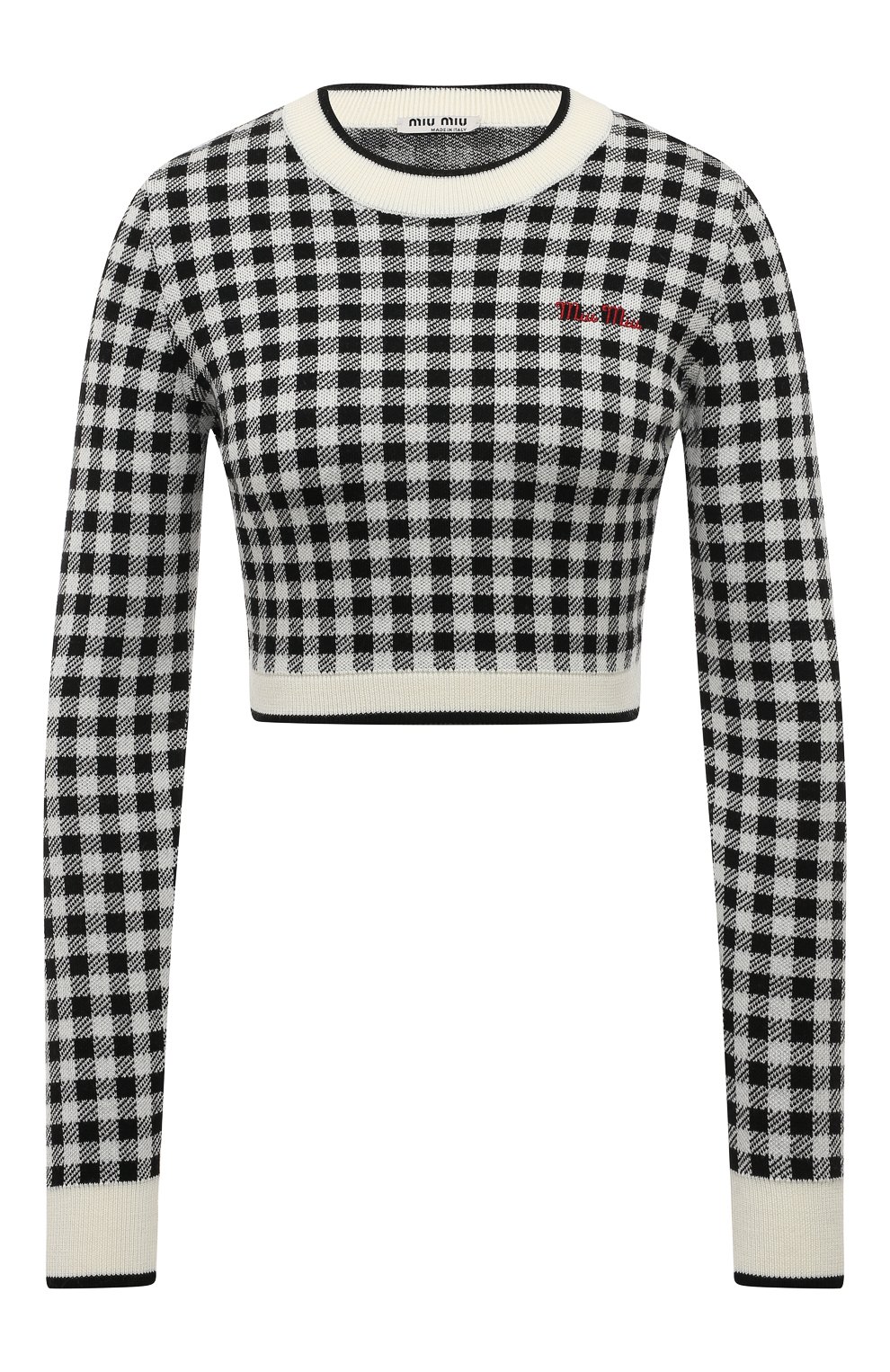 Шерстяной пуловер MIU MIU, арт. MML433-1VS9-F0002, фото 1