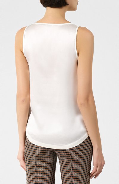 Атласный топ BRUNELLO CUCINELLI, арт. M0C59DE330, фото 4