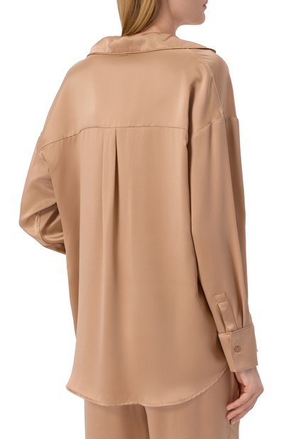 Шелковая блузка LIVY бежевого цвета по цене 56660 руб., арт. 655096116, фото 4 Шелковая блузка LIVY, арт. 655096116, фото 4
