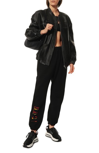 Хлопковые джоггеры DSQUARED2 черного цвета по цене 44000 руб., арт. S80KA0028/S25516, фото 2 Хлопковые джоггеры DSQUARED2, арт. S80KA0028/S25516, фото 2