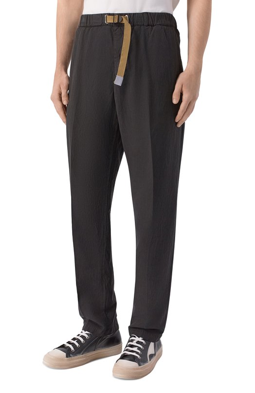 Брюки из лиоцелла и льна White Sand 26SU66/80 Чёрный  26SU66/80 Фото 3