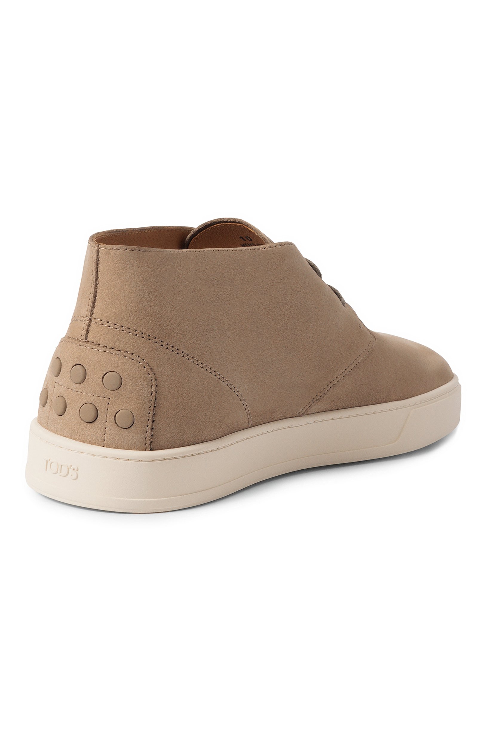 Кеды из нубука TOD’S, арт. XXM04L00D80/6RN, фото 4