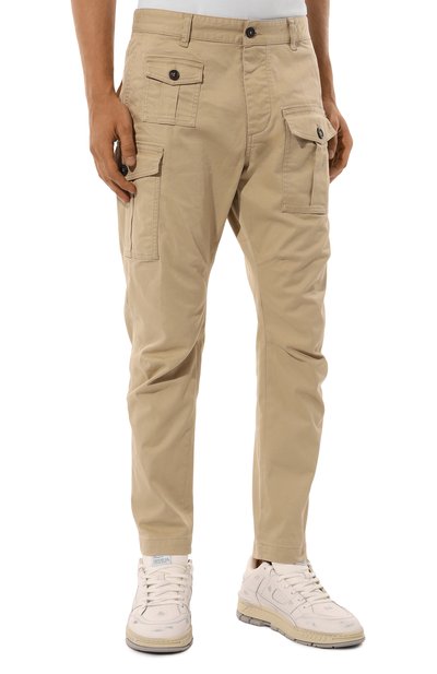 Хлопковые брюки-карго DSQUARED2, арт. S74KB0818/S39021, фото 3