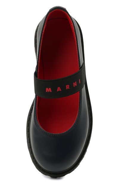 Кожаные туфли MARNI, арт. 69028A/TRES0R/28-35, фото 4