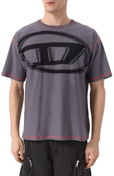 Хлопковая футболка DIESEL, арт. A16185/0GIAS, фото 3