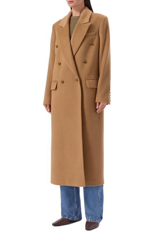 Шерстяное пальто Seven Lab 325-S-W-00-71-089 Бежевый  325-S-W-00-71-089 Фото 3