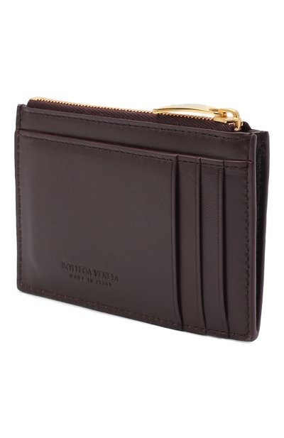 Кожаный футляр для кредитных карт BOTTEGA VENETA фиолетового цвета по цене 47700 руб., арт. 651393/VCQC4, фото 2 Кожаный футляр для кредитных карт BOTTEGA VENETA, арт. 651393/VCQC4, фото 2