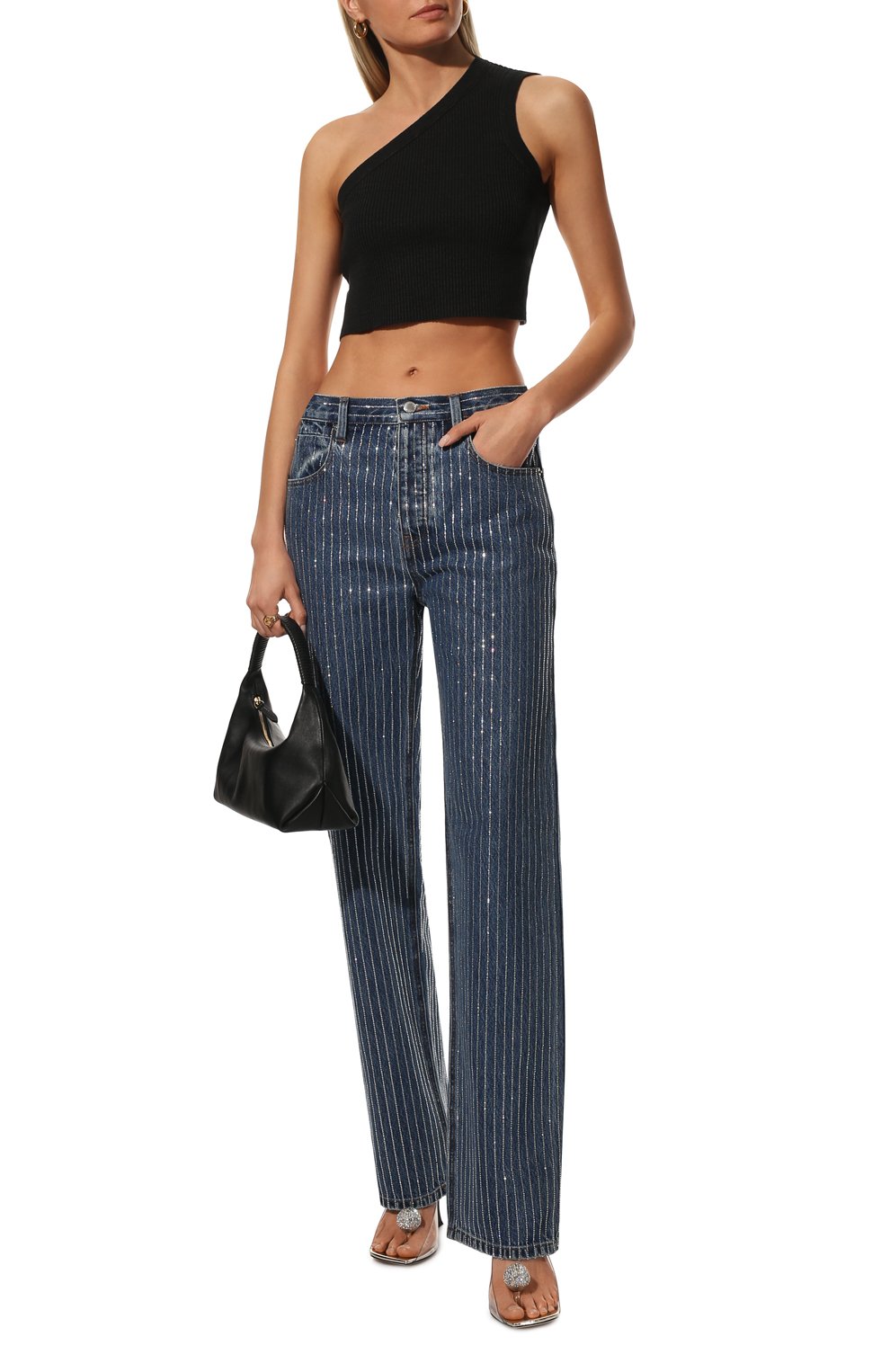Джинсы ALEXANDER WANG синего цвета по цене 126000 руб., арт. 1WC2224124, фото 2 Джинсы ALEXANDER WANG, арт. 1WC2224124, фото 2