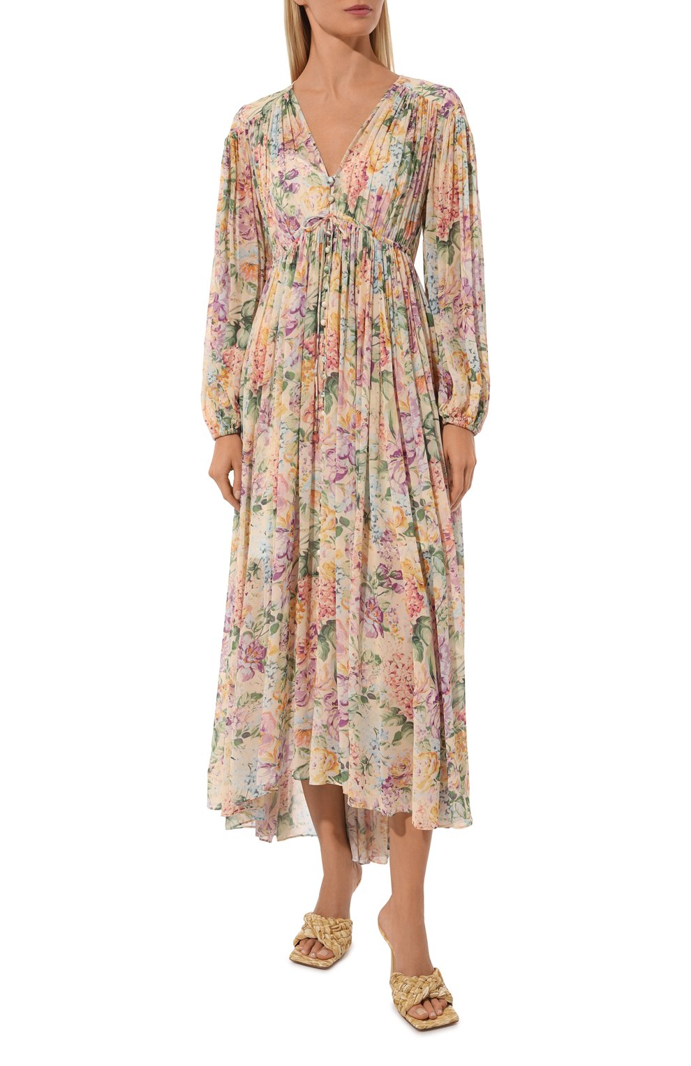 Платье из вискозы ZIMMERMANN, арт. 7384DSS241, фото 3