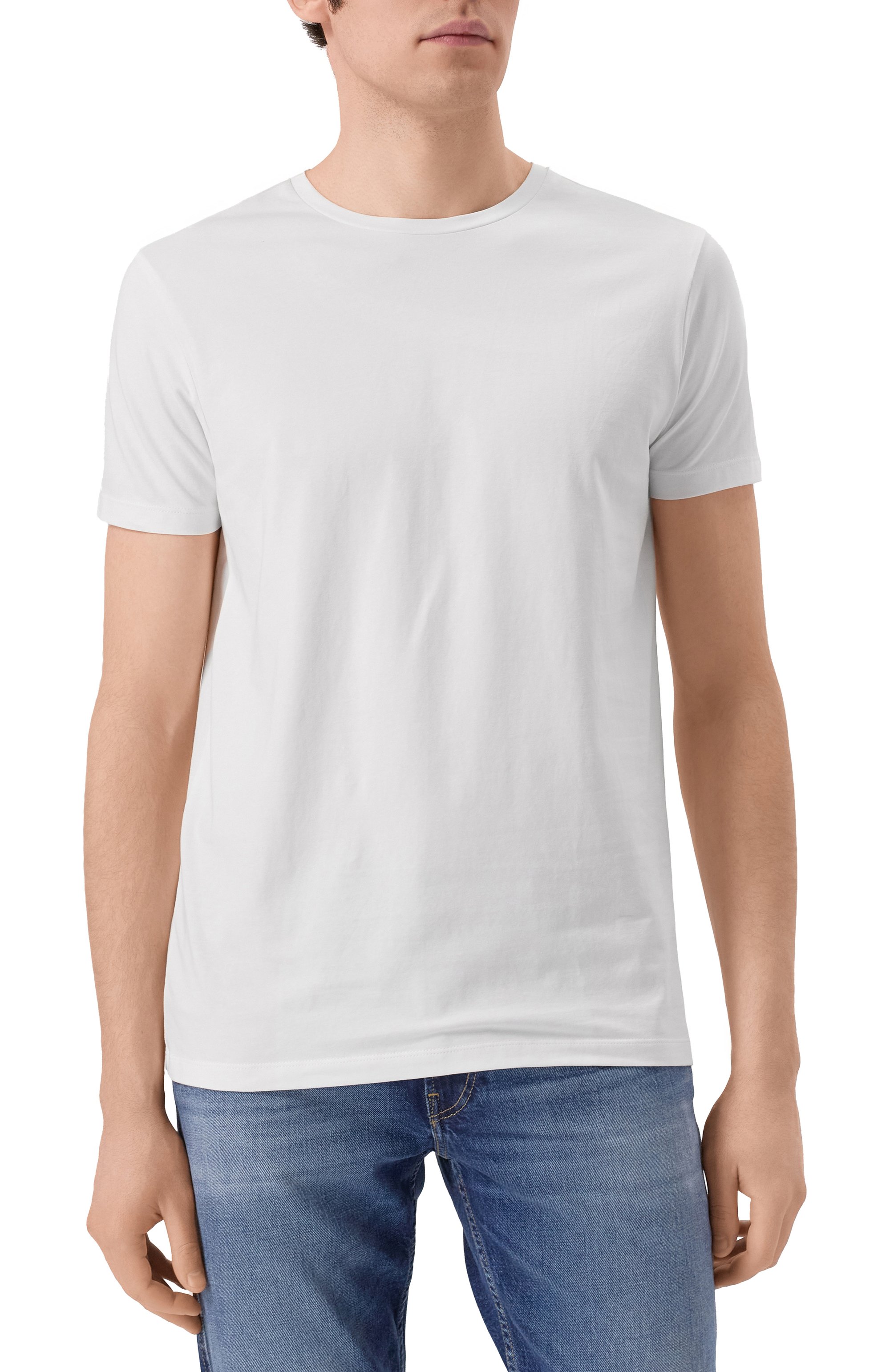 Комплект из двух футболок HUGO белого цвета по цене 8295 руб., арт. 50325440, фото 3 Комплект из двух футболок HUGO, арт. 50325440, фото 3