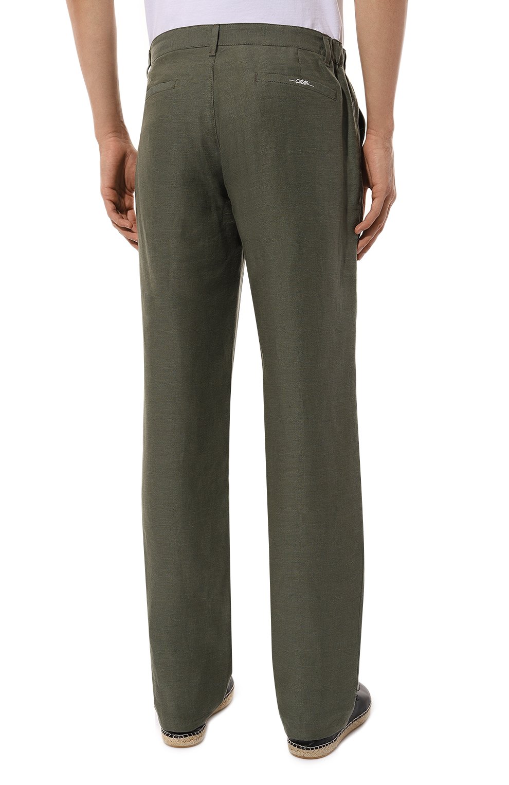 Брюки изо льна и шелка ZILLI, арт. CP801BM0850VZC000, фото 4