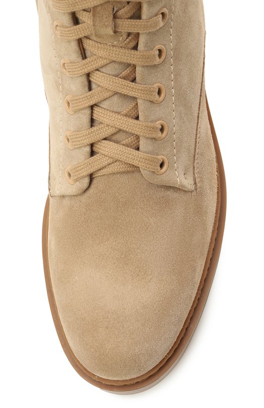 Замшевые ботинки Santoni WTHG59511TISAPFR Бежевый  WTHG59511TISAPFR Фото 6