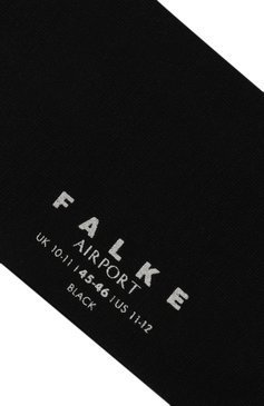 Мужские носки из шерсти и хлопка FALKE черного цвета, арт. 14435 | Фото 2 (Материал сплава: Проставлено; Нос: Не проставлено; Материал внешний: Шерсть; Кросс-КТ: бельё)