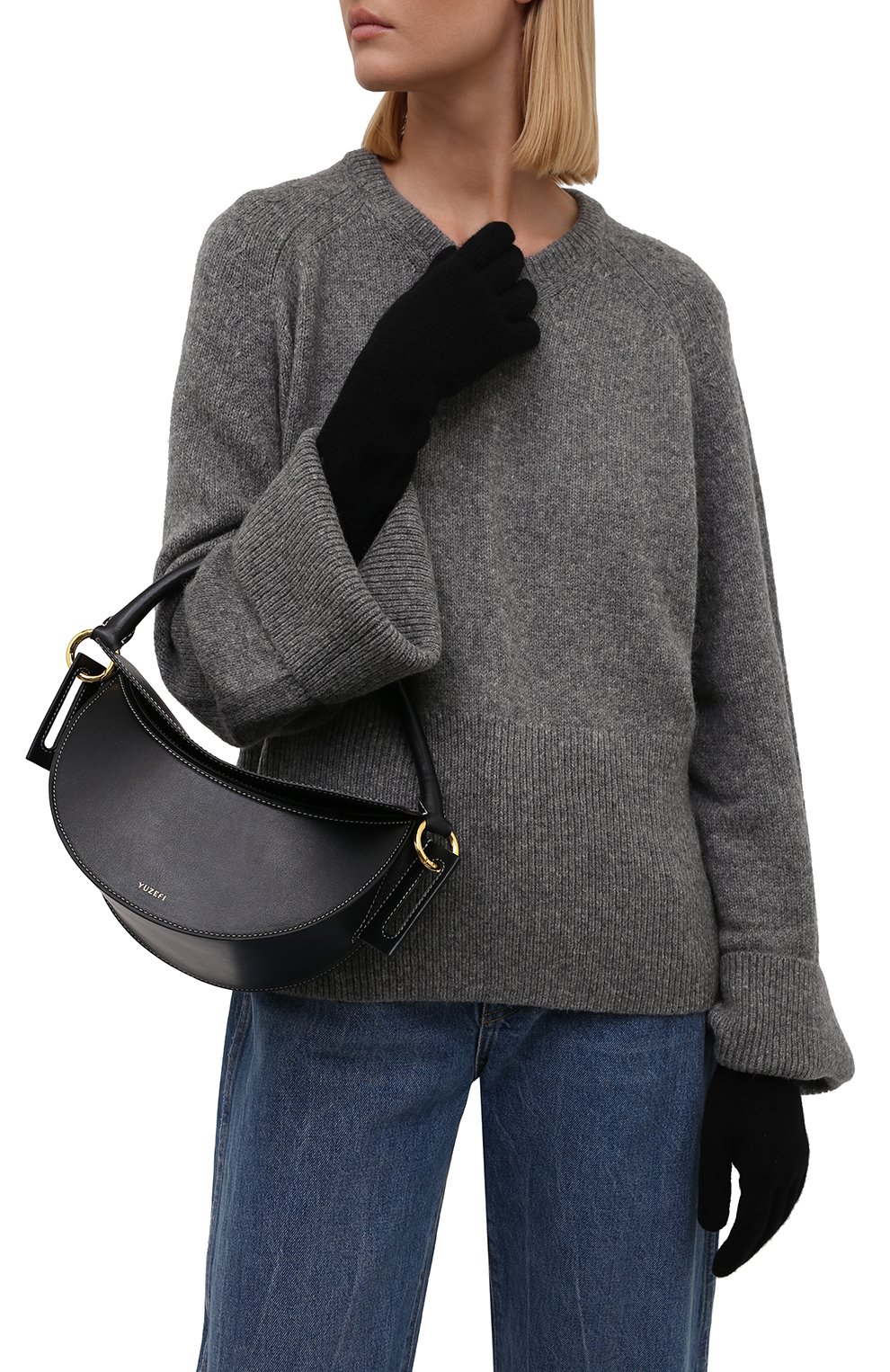 Кашемировые перчатки INVERNI, арт. 3078 GU, фото 2