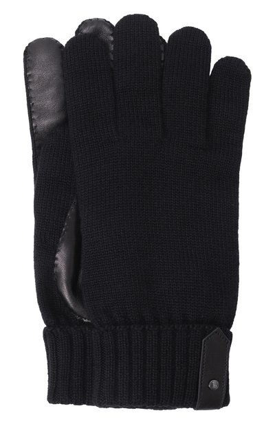 Мужские комбинированные перчатки CANALI, арт. GUA01/ZC00049