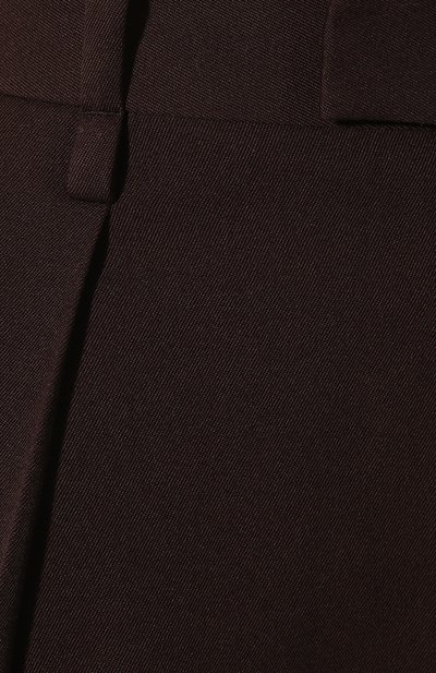 Шерстяные брюки BOTTEGA VENETA коричневого цвета по цене 176500 руб., арт. 599730/VKKP0, фото 5 Шерстяные брюки BOTTEGA VENETA, арт. 599730/VKKP0, фото 5