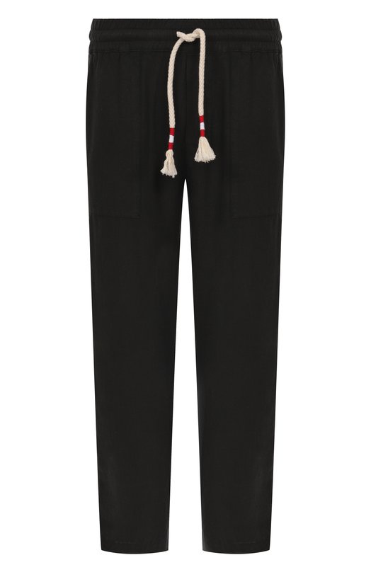 Льняные брюки MC2 Saint Barth STBM CALAIS/01949H Чёрный STBM CALAIS/01949H