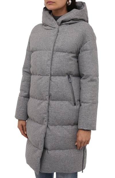 Пуховик HERNO серого цвета по цене 105000 руб., арт. PI173DL/33297, фото 3 Пуховик HERNO, арт. PI173DL/33297, фото 3