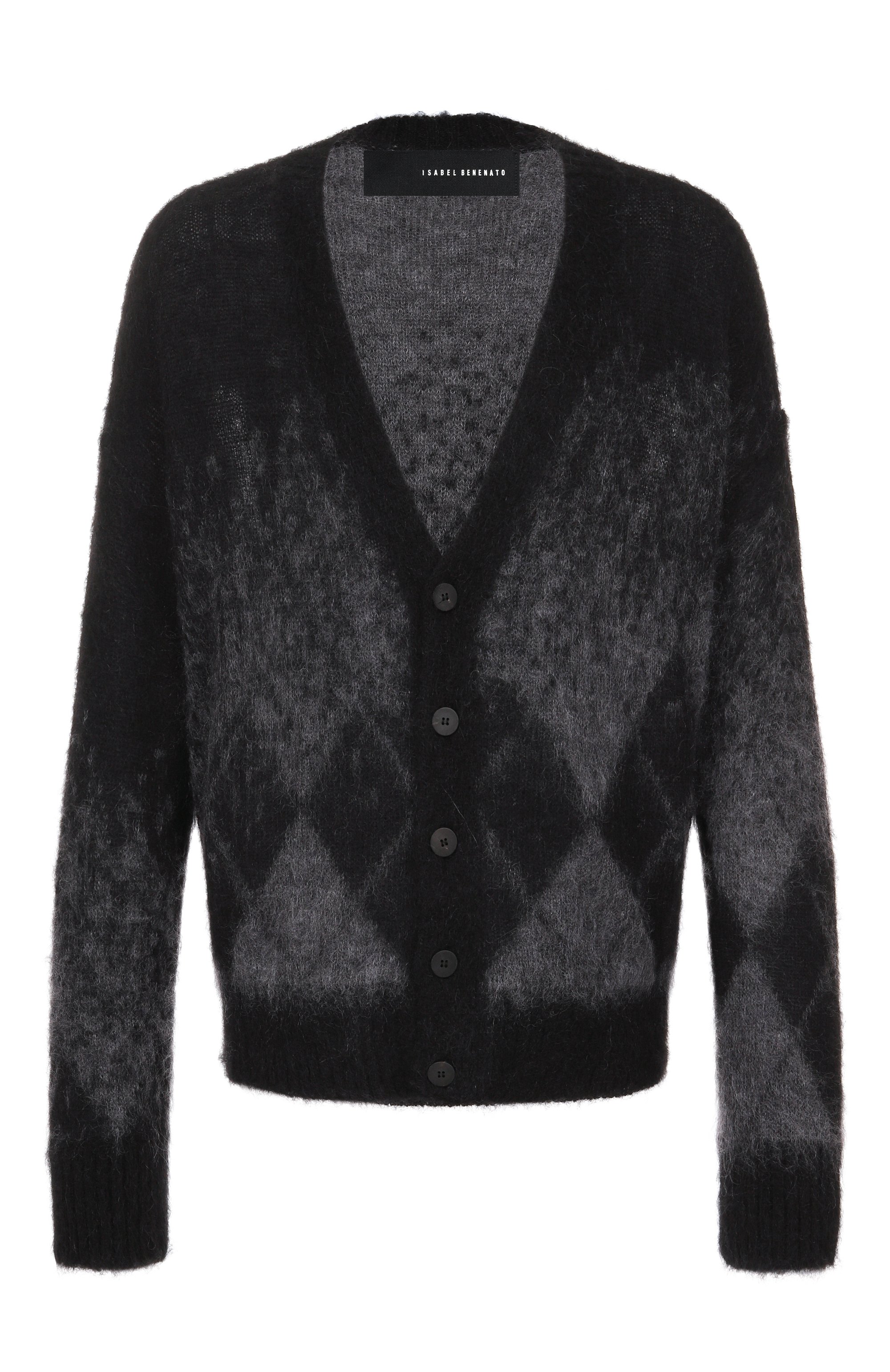 Кардиган ISABEL BENENATO темно-серого цвета по цене 82100 руб., арт. UK67F25, фото 1 Кардиган ISABEL BENENATO, арт. UK67F25, фото 1