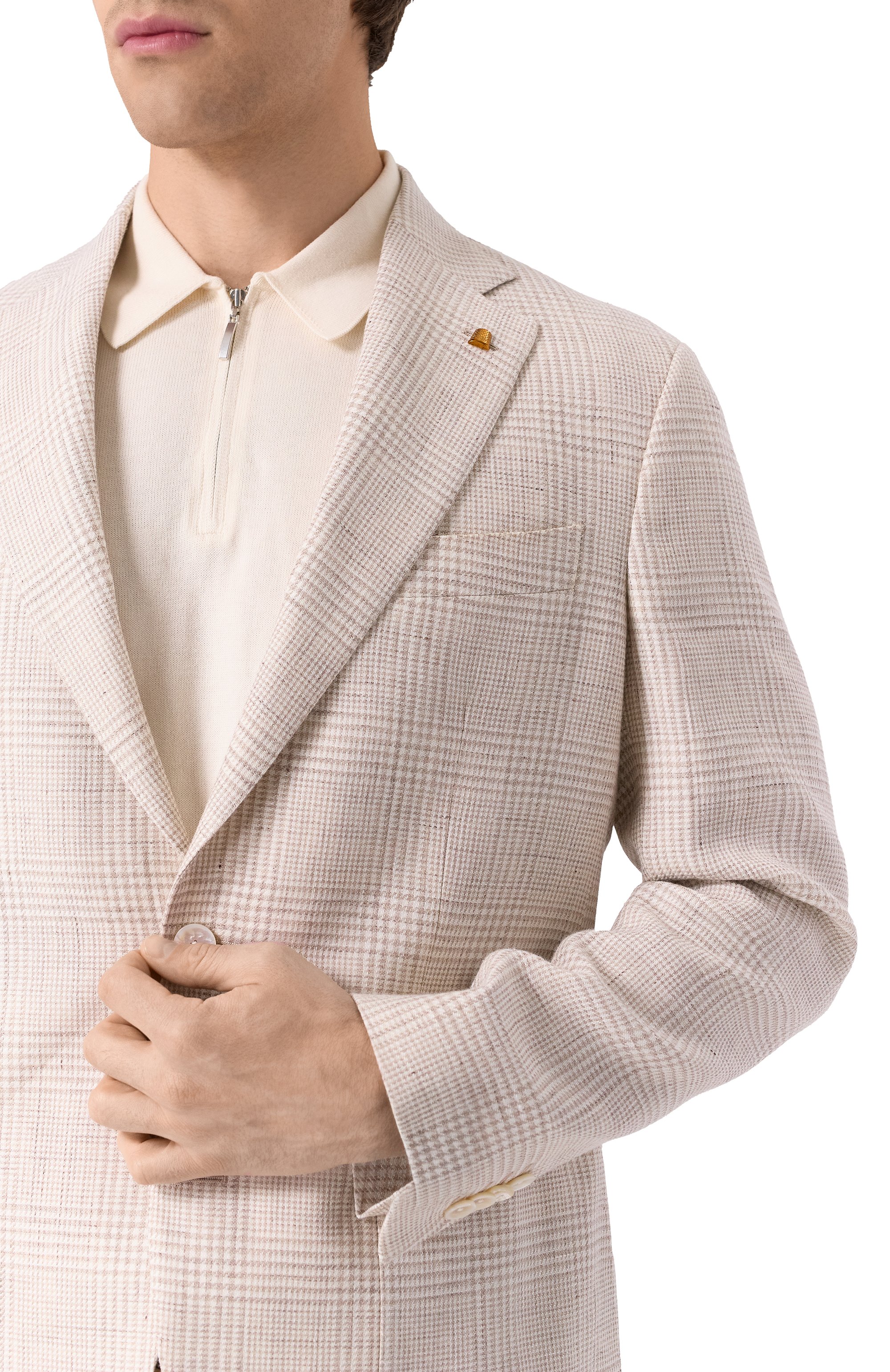 Пиджак изо льна и шерсти SARTORIA LATORRE, арт. EF74/QH0303, фото 7