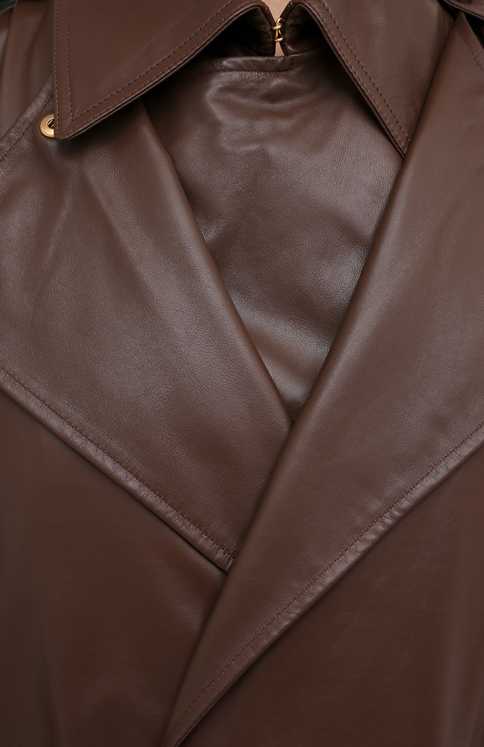 Кожаный тренч BOTTEGA VENETA, арт. 640244/V06E0, фото 5