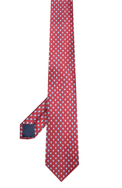 Шелковый галстук CORNELIANI красного цвета по цене 17350 руб., арт. 85U390-0120332/00, фото 2 Шелковый галстук CORNELIANI, арт. 85U390-0120332/00, фото 2
