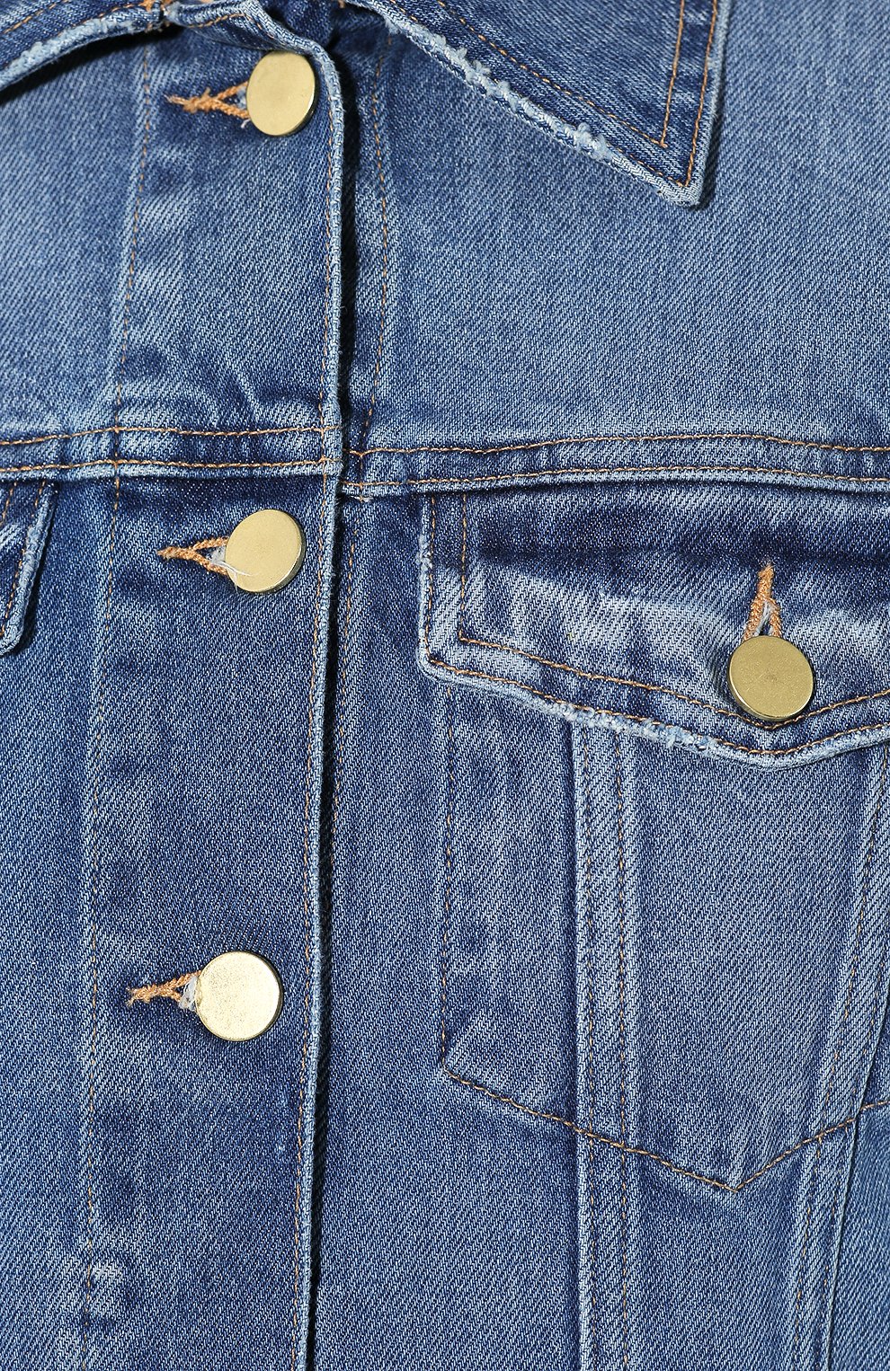 Джинсовая куртка FRAME DENIM синего цвета по цене 39950 руб., арт. LVJK204, фото 5 Джинсовая куртка FRAME DENIM, арт. LVJK204, фото 5