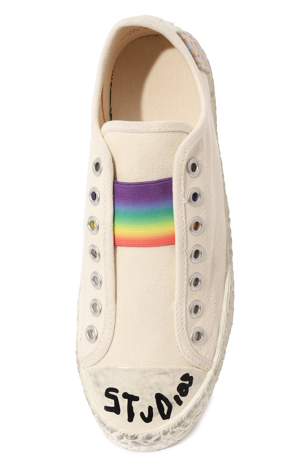 Текстильные кеды ACNE STUDIOS, арт. BALL0W RAINB0W WCGG, фото 6