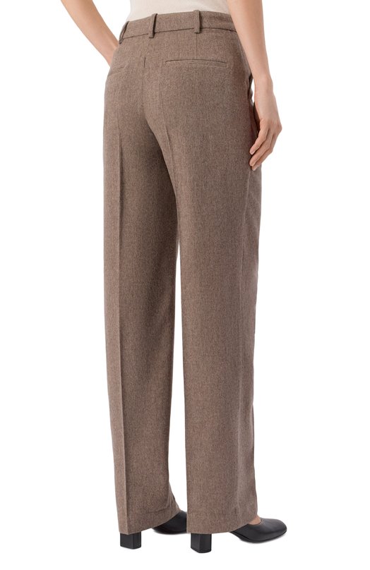 Брюки из шерсти и кашемира Co 5532BWCF-F25 Коричневый  5532BWCF-F25 Фото 4